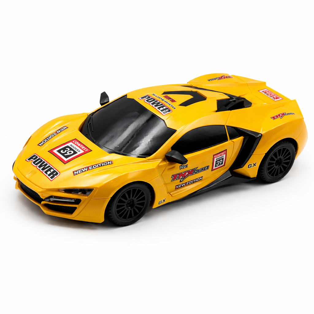 High-Speed 1:24 RC Racing Car for Kids – Remote Control Sports Car with 4-Way Steering & Rechargeable Battery