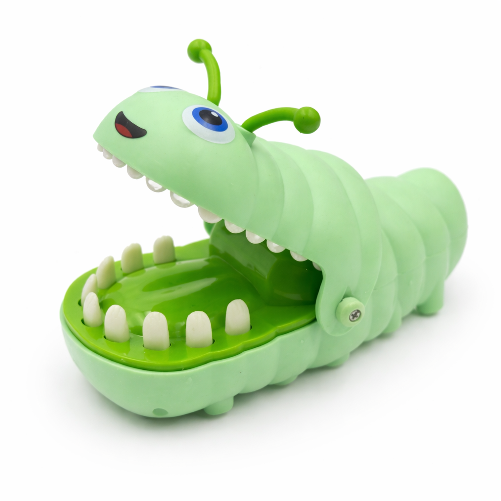 Hand Biting Caterpillar Toy for Kids | Funny Finger Bite Game | Safe & Interactive Surprise Toy (3+ Years)