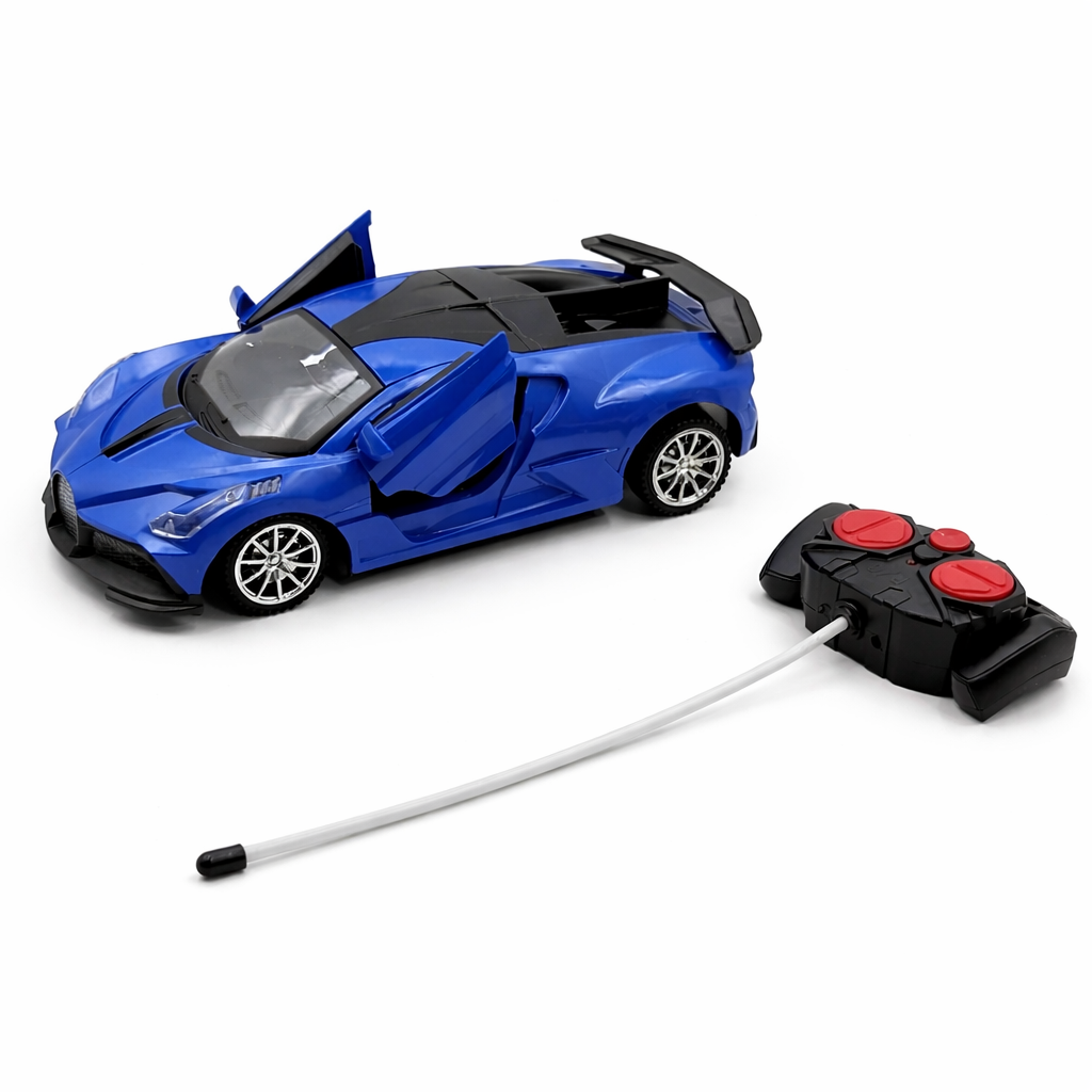 1:18 RC Sports Car with Opening Doors – Remote Control Model Car for Kids with Realistic Design