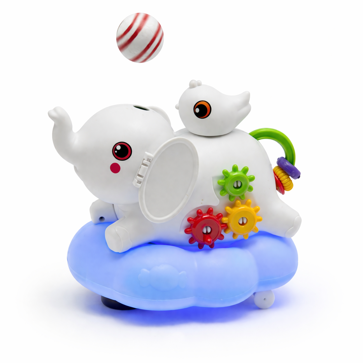 Funny Elephant Musical Toy with Ball, Lights & Moving Action | Interactive Baby Toy (3+ Years)