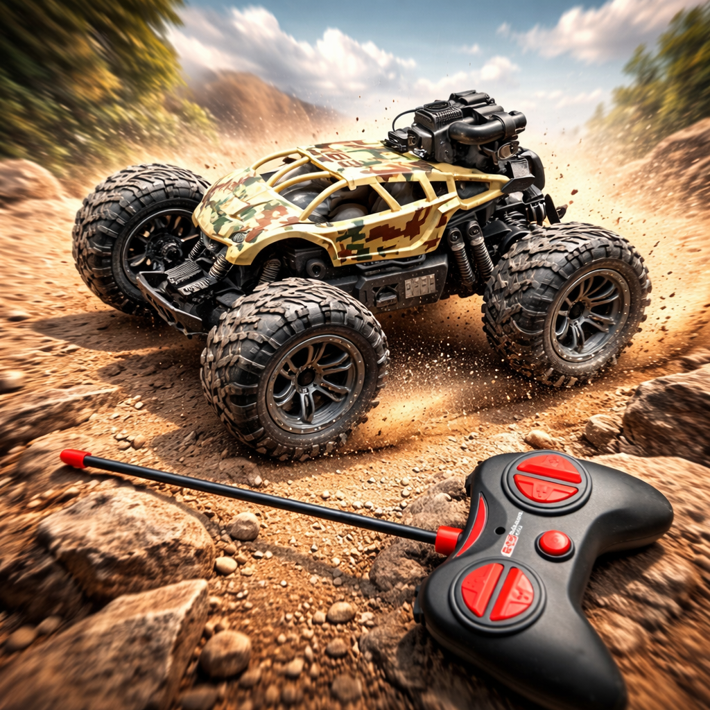 KNIGHT Ready-to-Run RC Monster Truck – Off-Road Adventure Toy (8+)