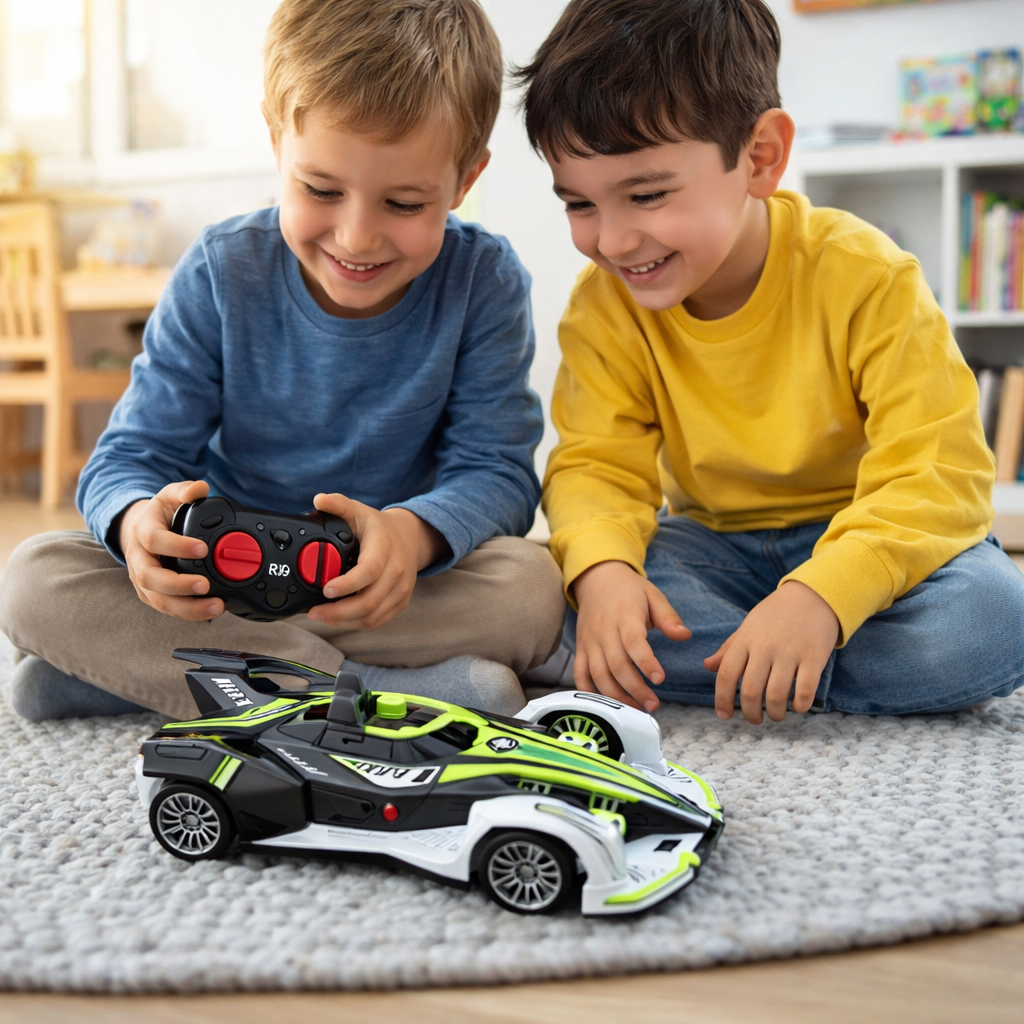 🚗 RC Racing Sport Car for Kids (8+ Years) | 2.4GHz Remote Control | Lights | Ready to Run