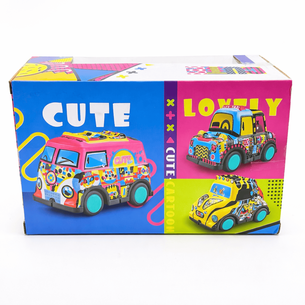 Cute Fantasy Remote Control Car for Kids | Light & Sound Cartoon RC Toy Car | Rechargeable Fun Gift (Age 3+)