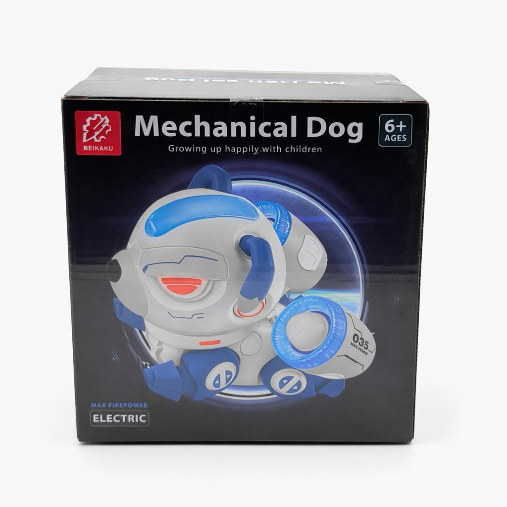 Mechanical Robot Dog Toy with Lights & Action | Electric Smart Puppy Toy for Kids (6+ Years)