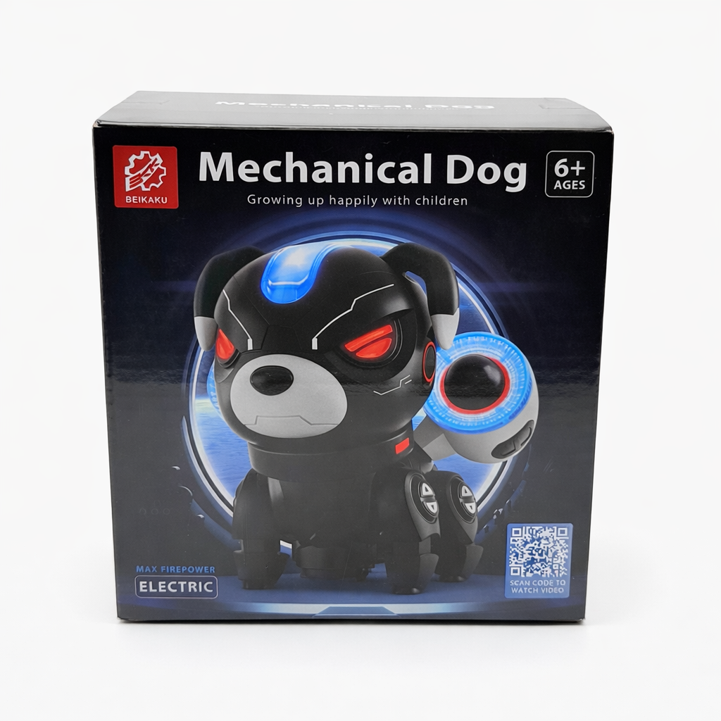 Mechanical Robot Dog Toy with Lights & Action | Electric Smart Puppy Toy for Kids (6+ Years)