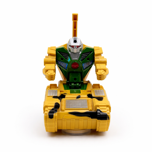 2-in-1 Transforming Tank Robot Toy with LED Lights & Music | Deformation Battle Tank for Kids