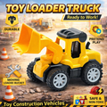 Toy Loader Truck for Kids | Construction Vehicle with Moving Bucket | Durable Pretend Play Bulldozer Toy (3+)