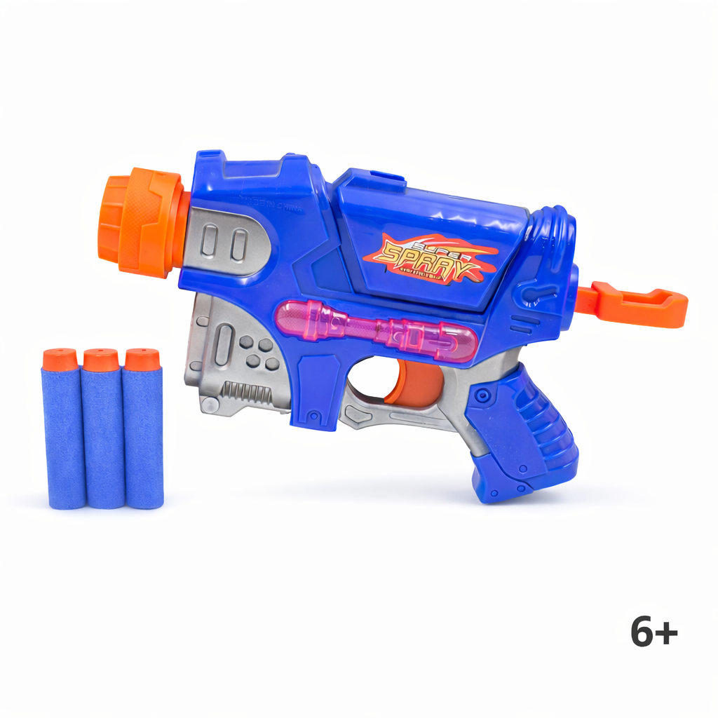 Mini Foam Dart Toy Gun for Kids | Compact Soft Bullet Blaster with Darts | Easy Play Shooting Toy (6+)